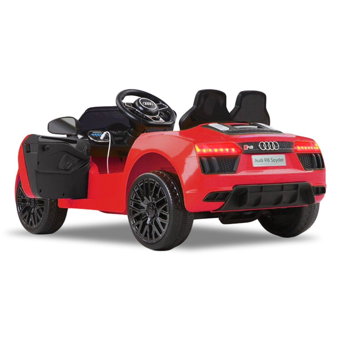 Kahuna R8 Spyder Audi Licensed Kids Electric Ride On Car Remote Control - Red — image 2