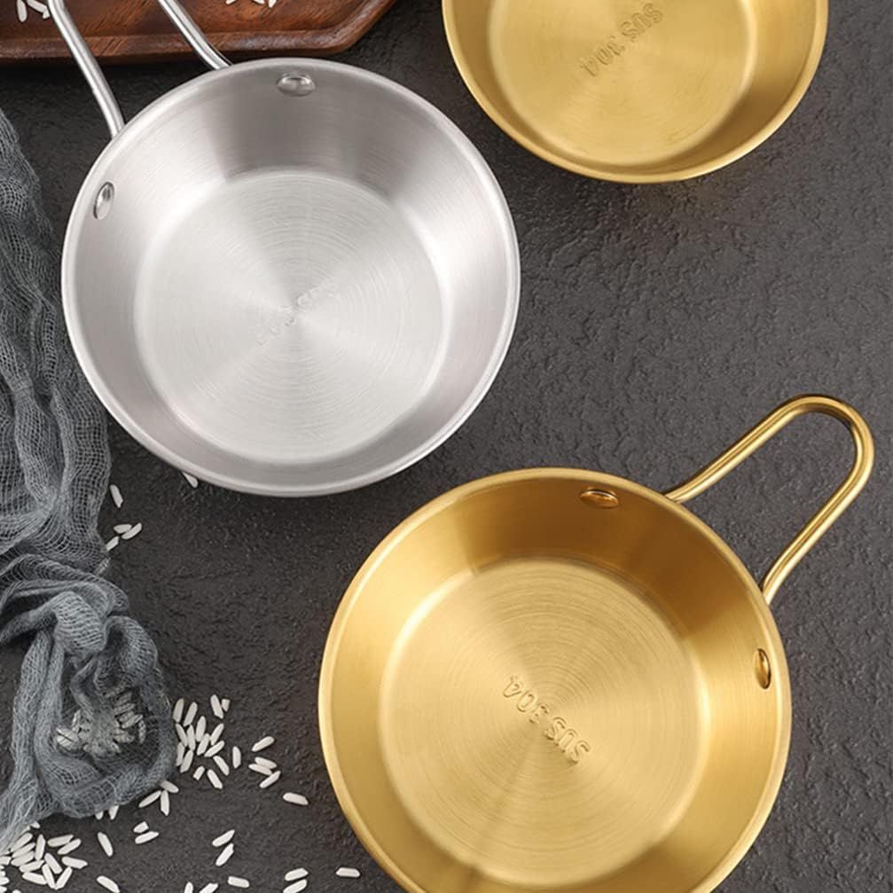 2Pcs Korean Traditional Wine Bowl Rice Wine Cup Soy Sauce Dish Condiment Dipping Bowl with Handle for Hiking Camping Soup โ image 3