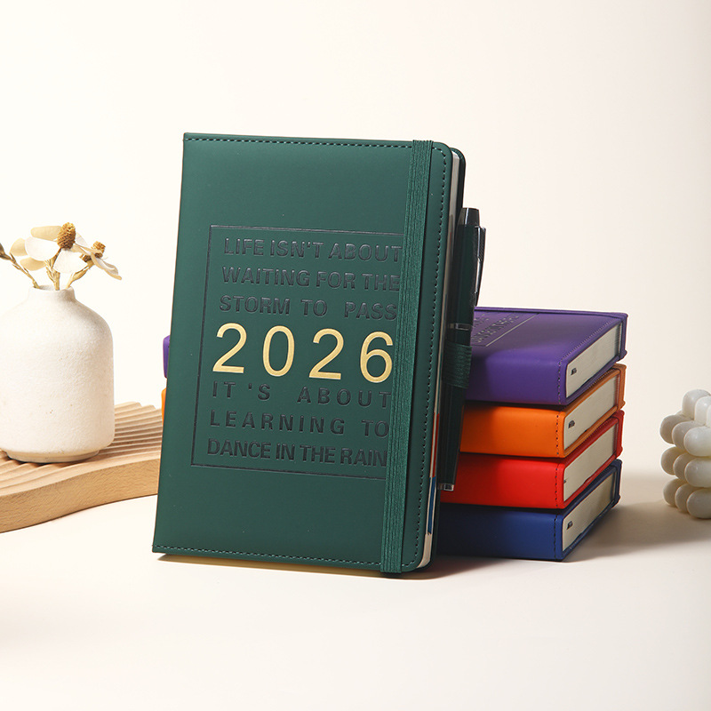 Agenda 2026 - Daily Agenda & Planner - A5 Format - 365 Day Overview - Hardcover - [Light Blue] — image 4