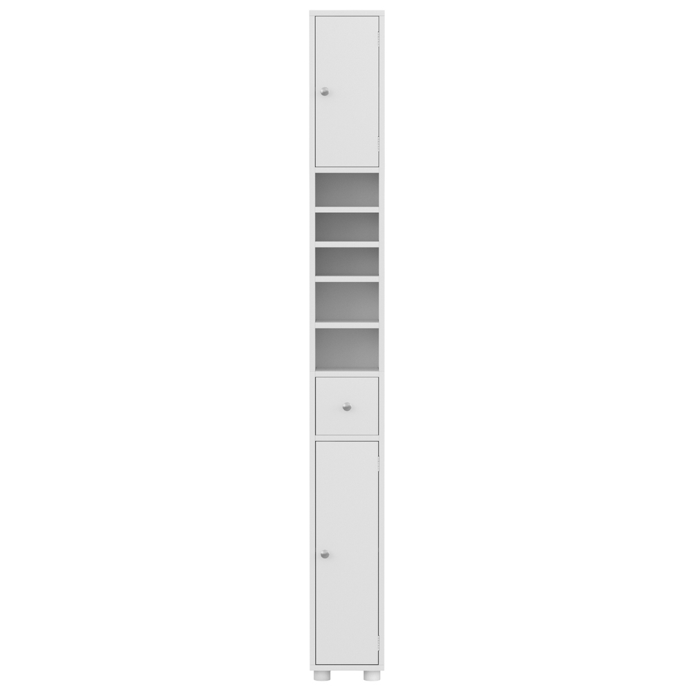 Artiss Bathroom Storage Cabinet 180cm Tall Slim Floor Cupboard Toilet Narrow Linen Tower — image 5