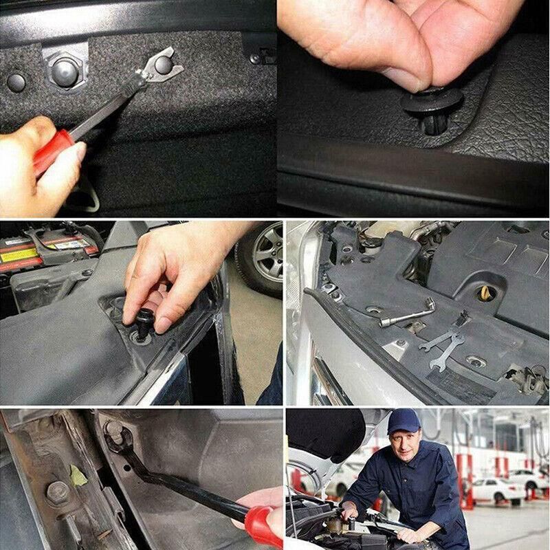 651Pcs Car Trim Body Clips Kit Rivet Retainer Door Panel Bumper Plastic Fastener — image 3