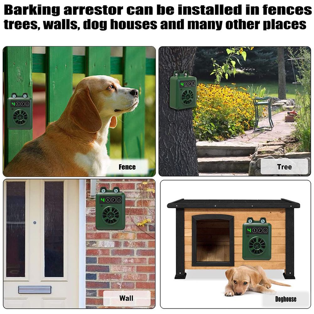 Ultrasonic Anti Barking Device Ultrasonic Stop Barking Device with 4 Sensitivity Adjustable Levels USB Rechargeable Dog Bark Control โ image 2