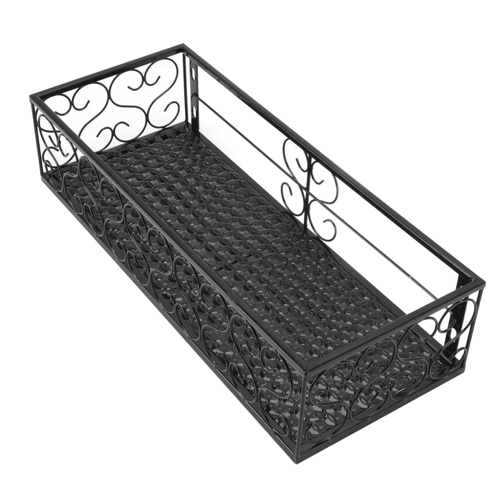Balcony Flower Rack Hanging Flower Pot Hanger Hanging Wrought Iron Fence Indoor Windowsill Succulent Shelf Suitable for 10.5cm Railings — image 2