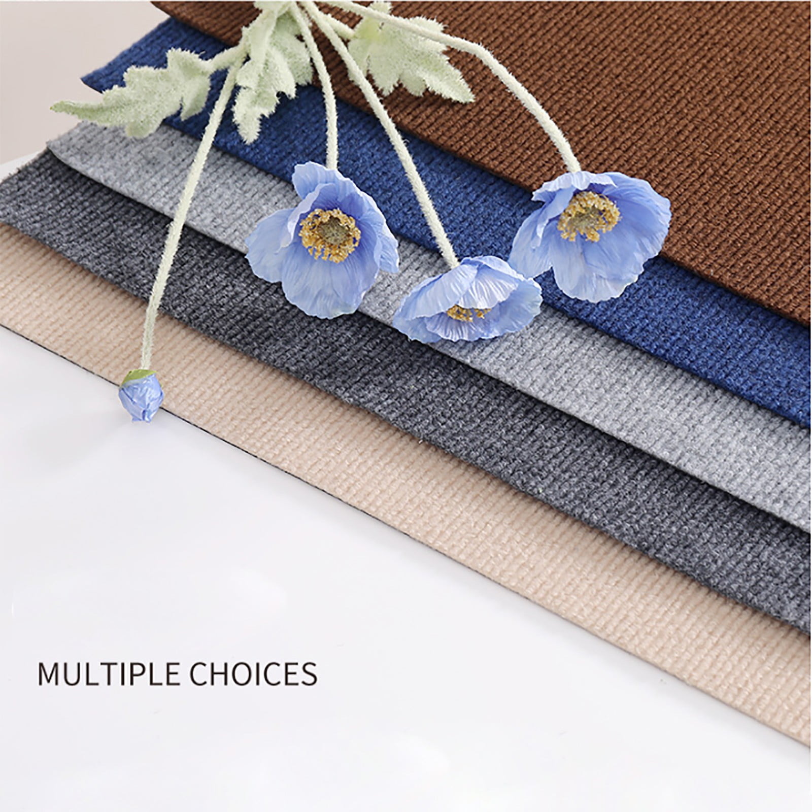 Carpet Tiles Peel and Stick, Self Adhesive Carpet Floor Tile, Anti-Slip Squares Soft Padded Carpet Tiles for Kitchen Bedrooms Indoor Outdoor（24" x 24"） 24" x — image 4
