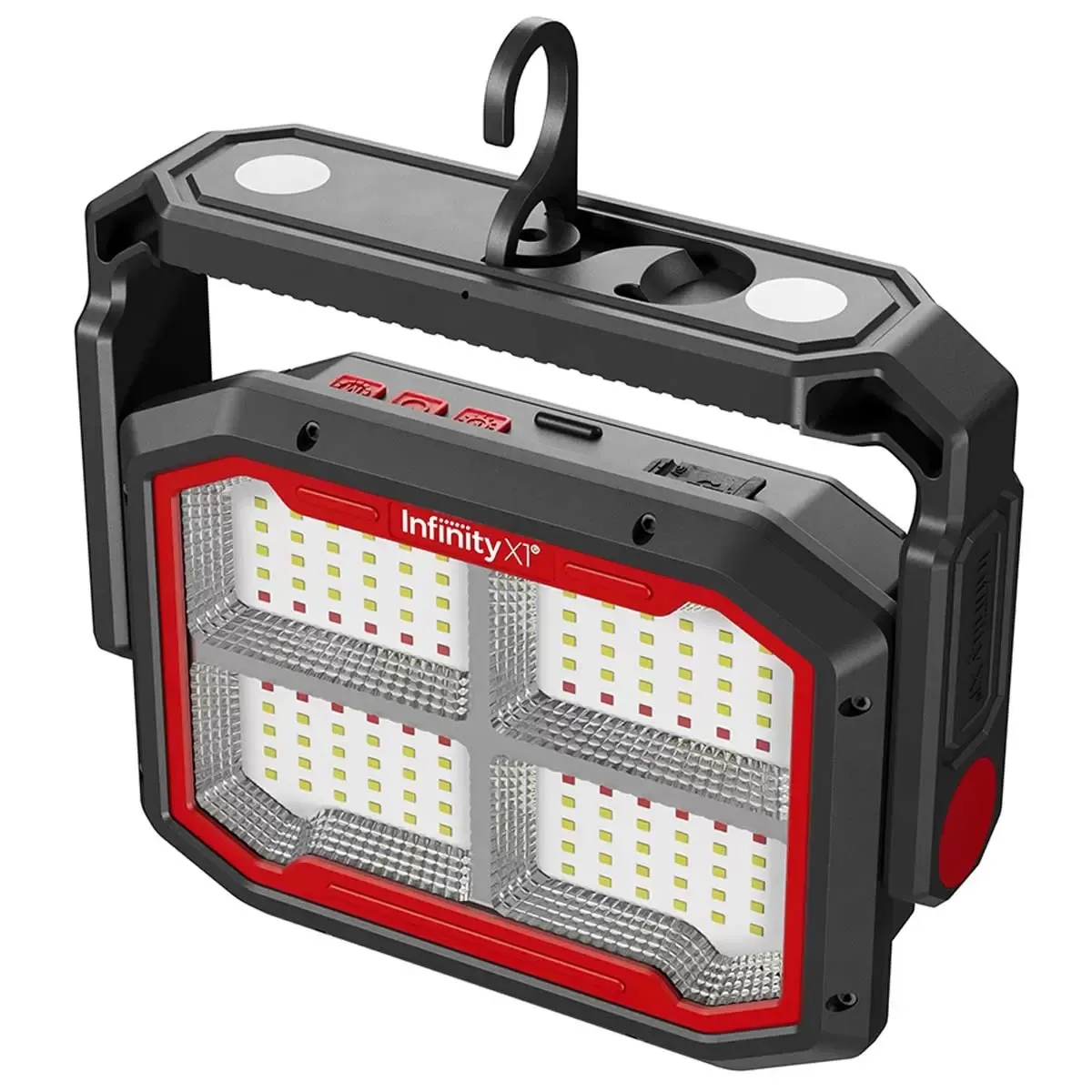 Black Dual Powered Solar Work Light 3000 Lumen with Adjustable Kelvin Settings — image 6