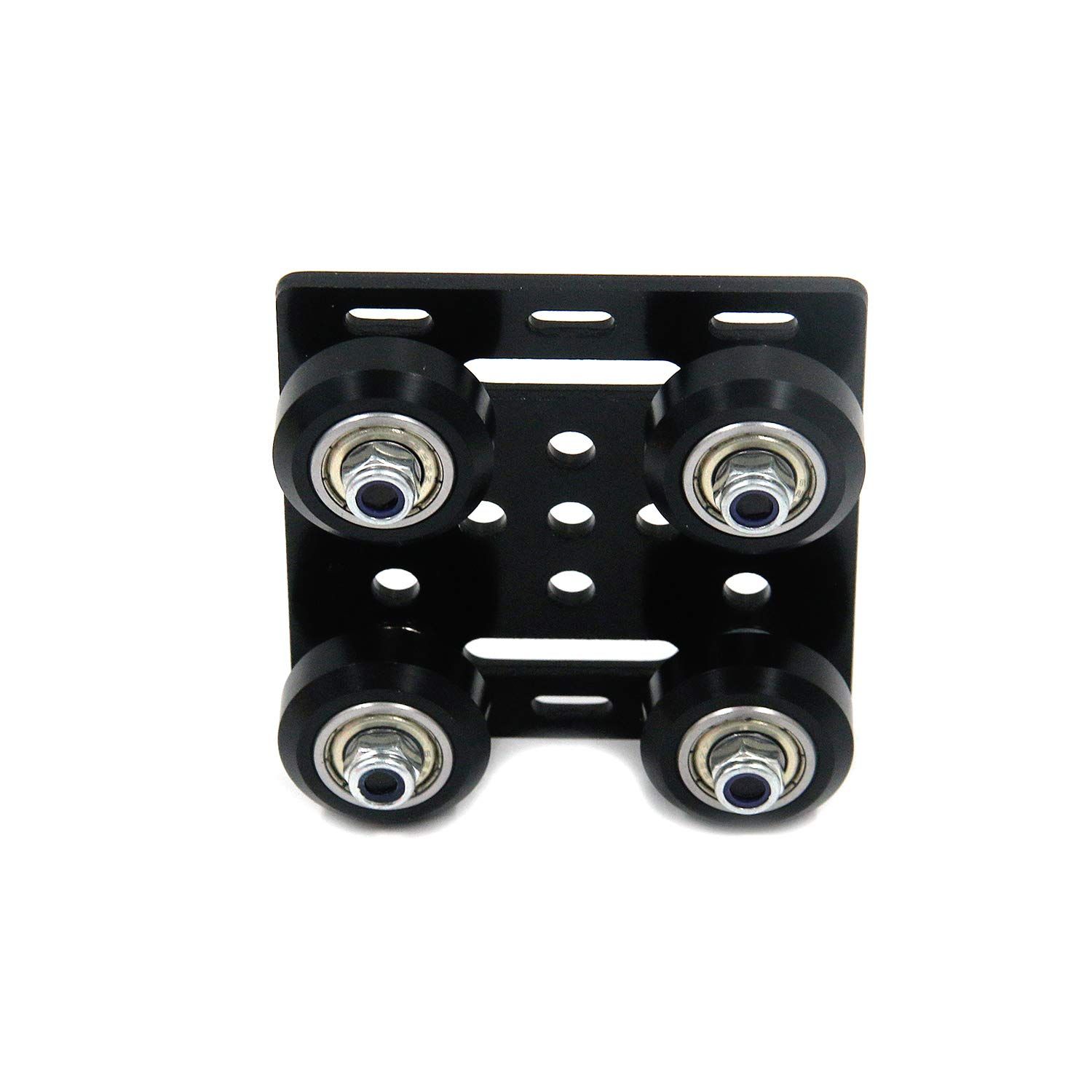 Wheel Plate for Aluminum Profile V Style Slot Support Plate for CNC and 3D Printer Parts with Black Wheel 3D Printer Accessories โ image 4