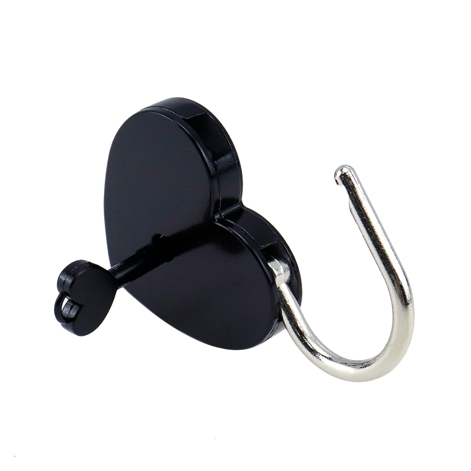 2Pcs Heart Lock with Key Heart Padlock Small Vintage Antique Style Silver Lock for Jewelry Box Diary Book Valentine Gift — image 2