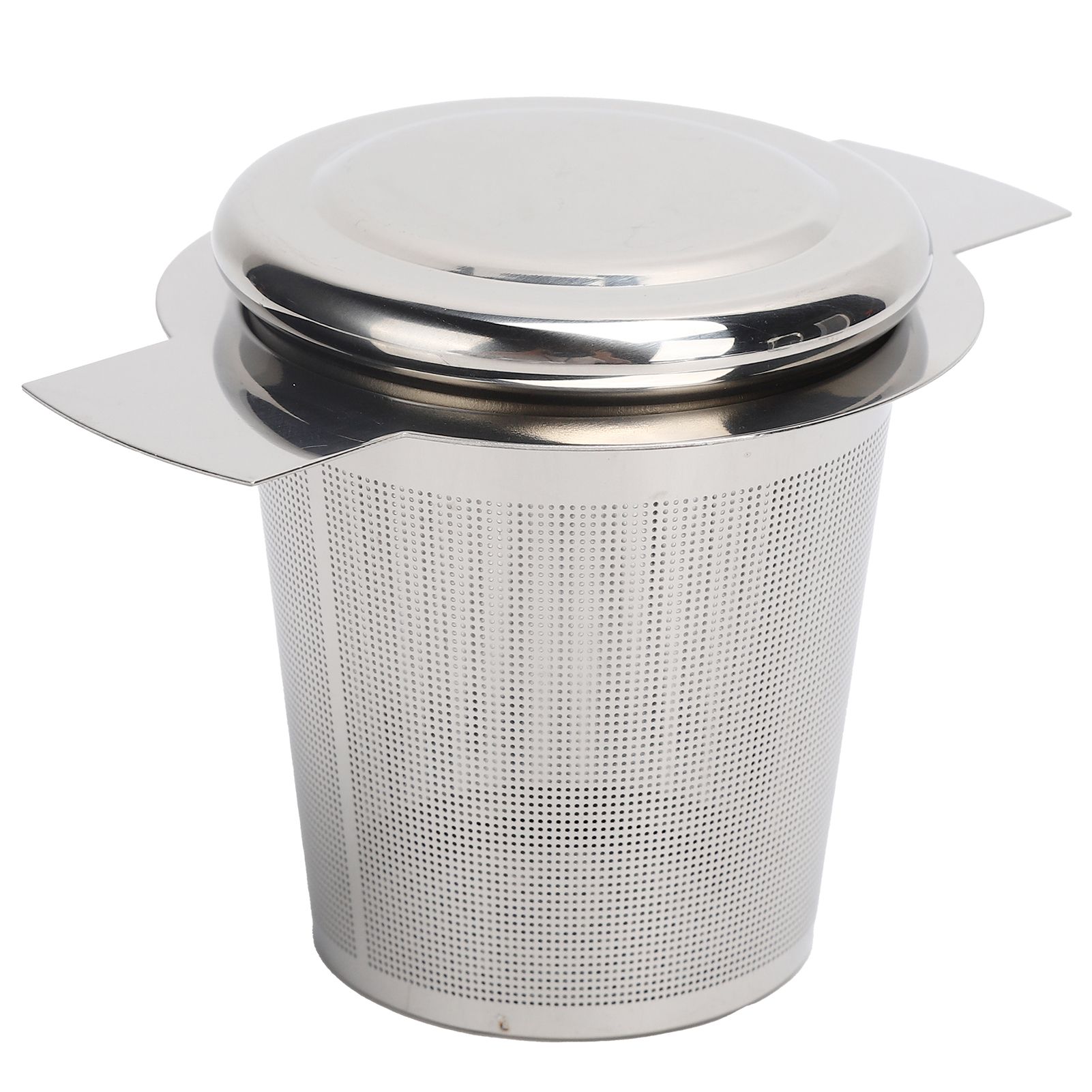 Tea Strainer Loose Leaf Tea Infuser Basket Fine Mesh Filter with Lid Teaware for CupStainless Steel β image 2