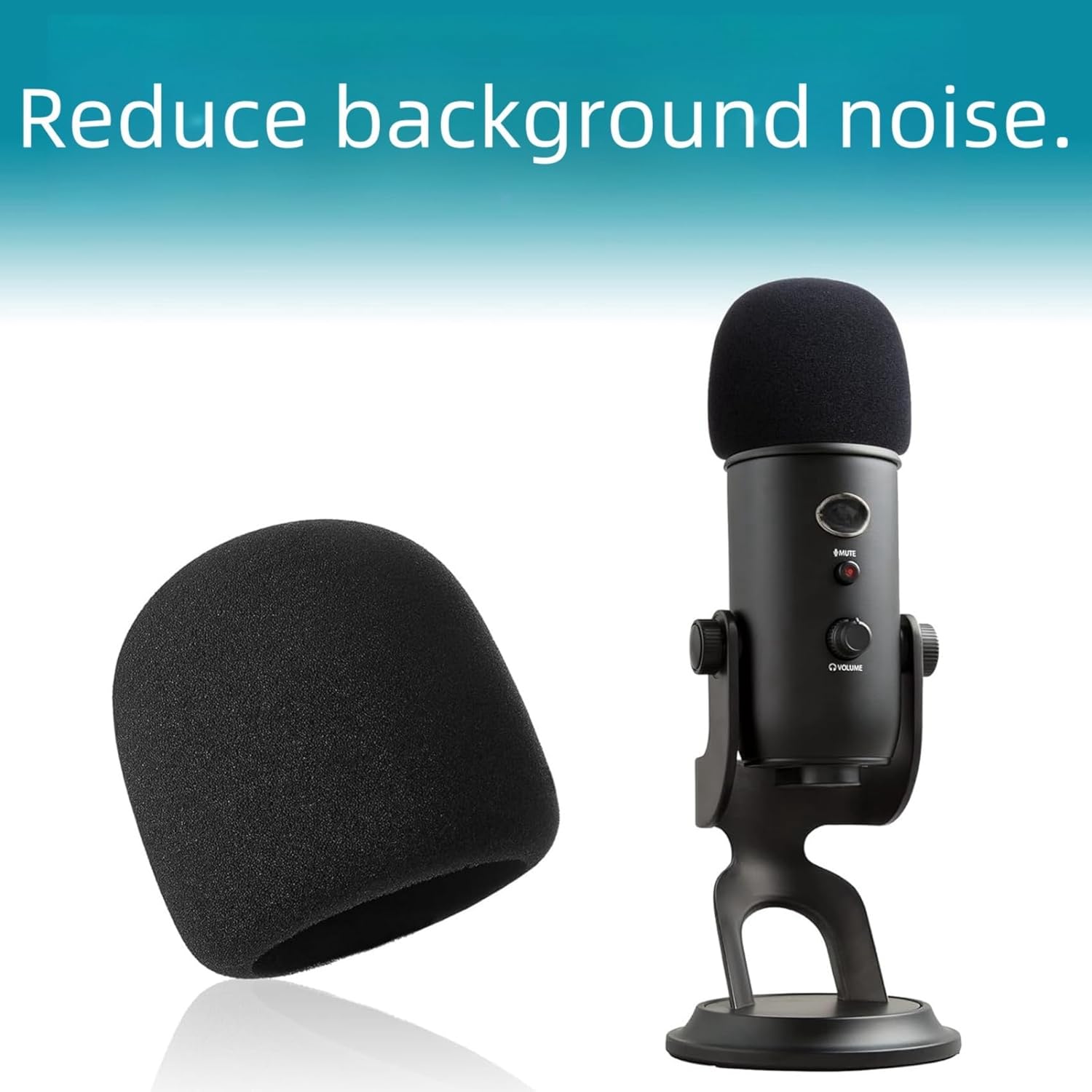 2 PCS Pop Filter Compatible with Blue Yeti Microphone,For Yeti Mic,For Blue Yeti Pro USB Microphone — image 4