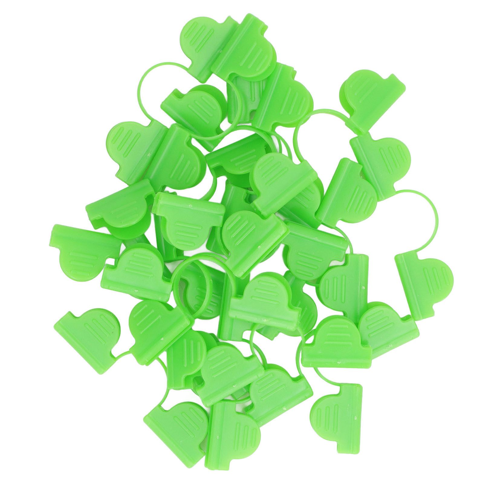 100PCS Greenhouse Clamp Plastic Double Head Shading Garden Hoop Greenhouse Clip Fiberglass Gardening Supplies 5mm Light Green โ image 2