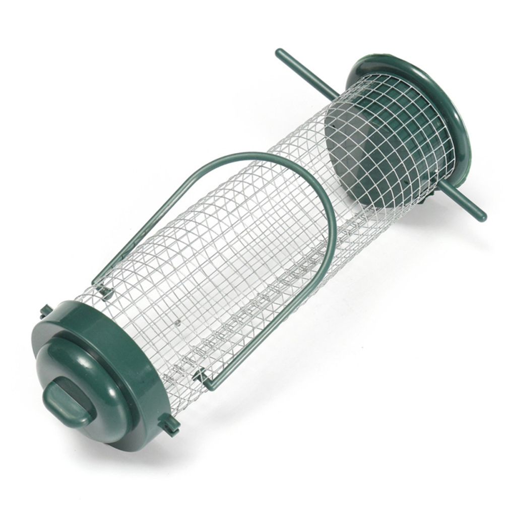 Plastic Bird Feeder Wire Grids Bird Wild Outdoor Garden Hanging Feeder — image 3