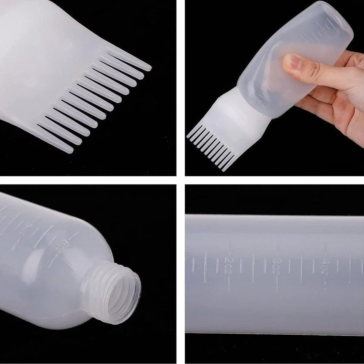 Hair Dry Cleaning Hair Bottle Combing Teeth Coloring Cream Scale Water Perm Potion Salon Tools — image 6