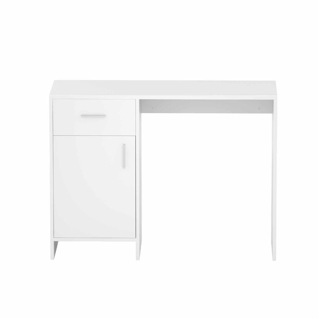 Artiss Office Desk and Chair Set 100cm Computer Desk PU Leather Office Chair โ image 3