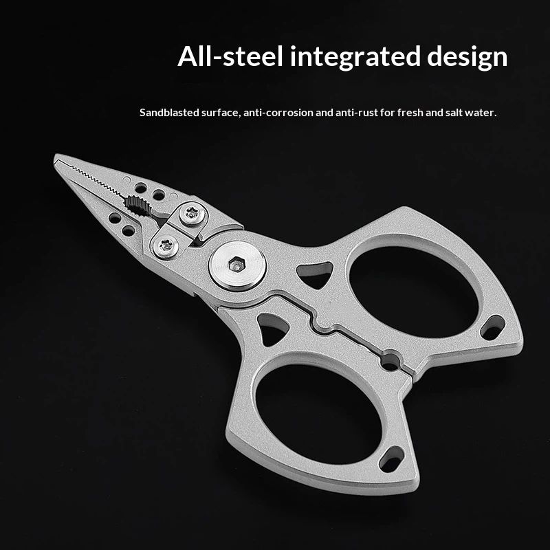 Fishing Pliers Saltwater, Stainless Steel Fishing Pliers with Split Ring, Fish Hook Remover, Fishing Gift for Men โ image 2
