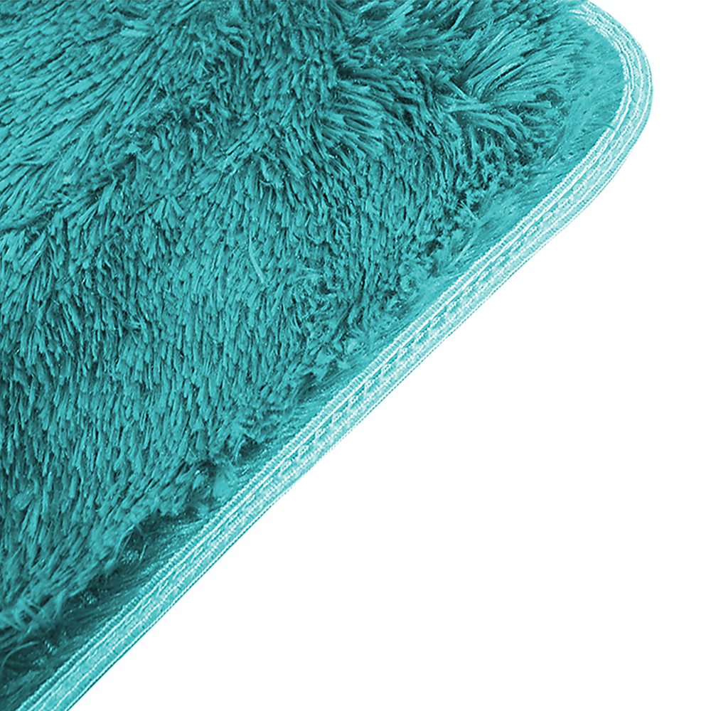 200x140cm Floor Rugs Large Shaggy Rug Area Carpet Bedroom Living Room Mat - Turquoise โ image 4