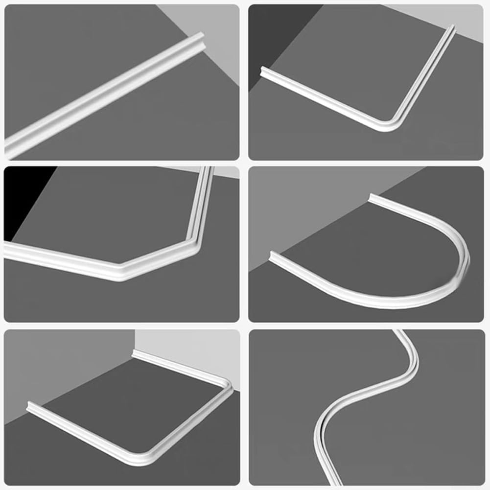 Shower Threshold / Water Barrier – Self-Adhesive Shower Strip – 2m White — image 6