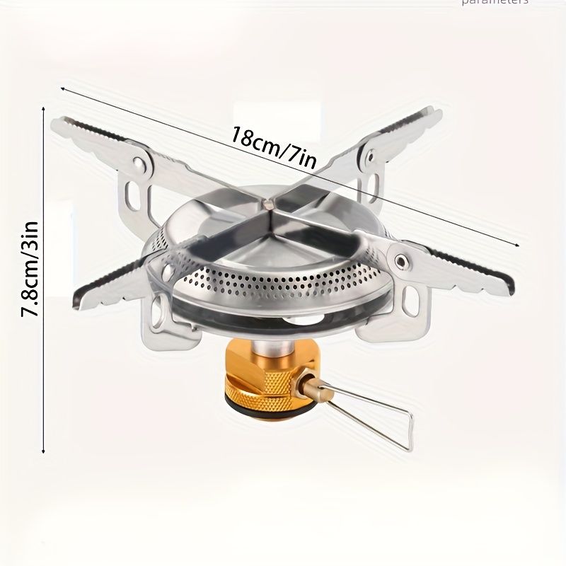 Portable Lightweight Camping Stove for Isobutane Fuel, Mini Outdoor Gas Stove for Backpacking Hiking BBQ Picnic Cooking, Compact Camping Burner โ image 3