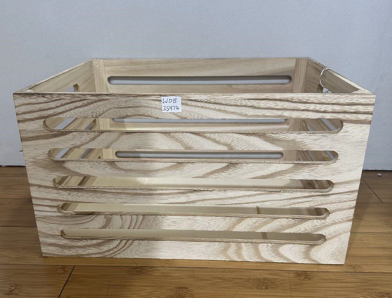 Wood Crates Natural 40x22cm โ image 2