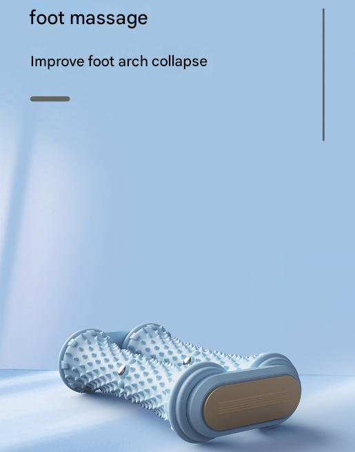 Grey Ergonomic Dual Foot Massage Roller - Deep Tissue Relief for Plantar Fasciitis, Arch Pain & Tired Feet โ image 6