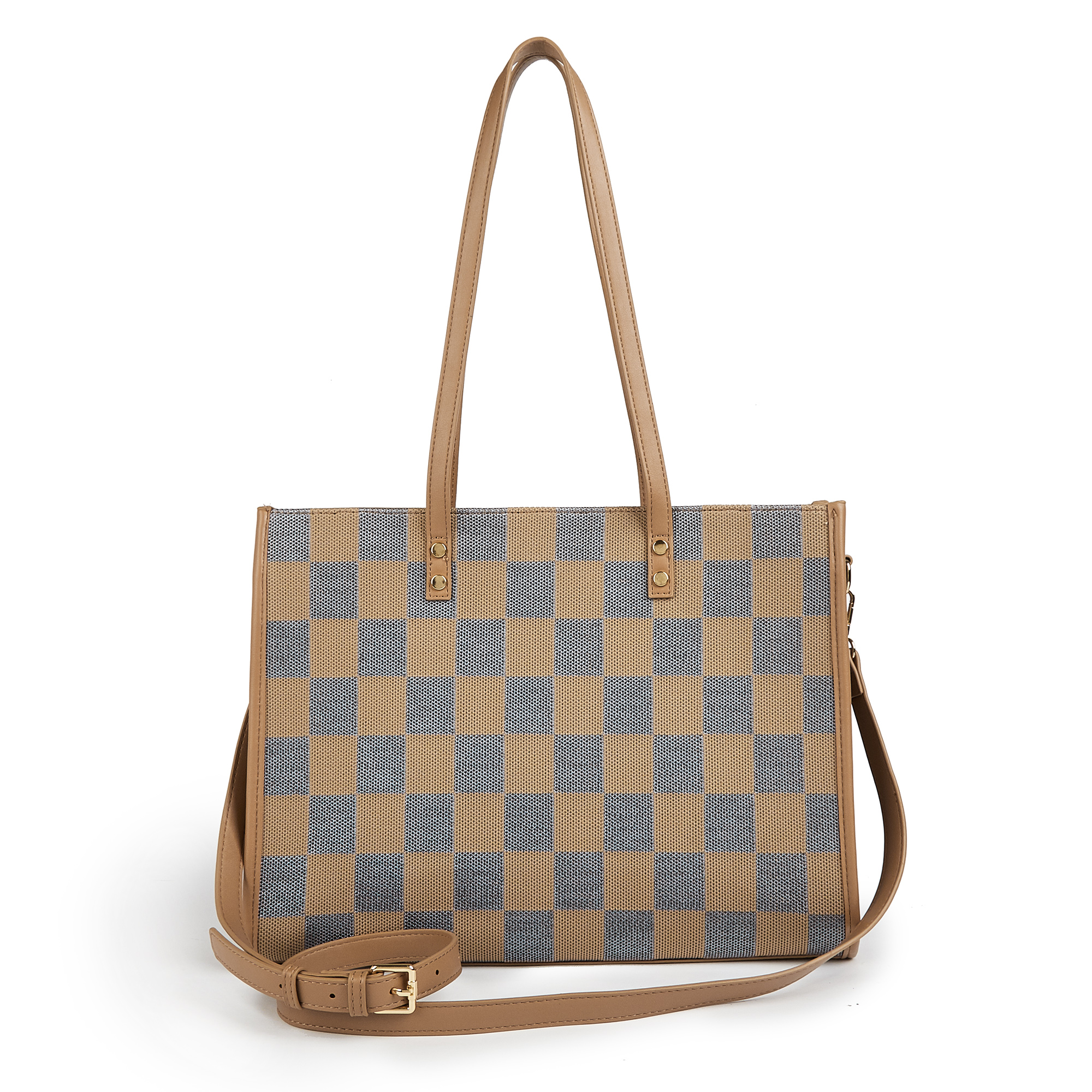 Commuter tote bag | dual-purpose handbag and shoulder bag, can hold a computer, documents, and coffee, gentle and strong — image 3
