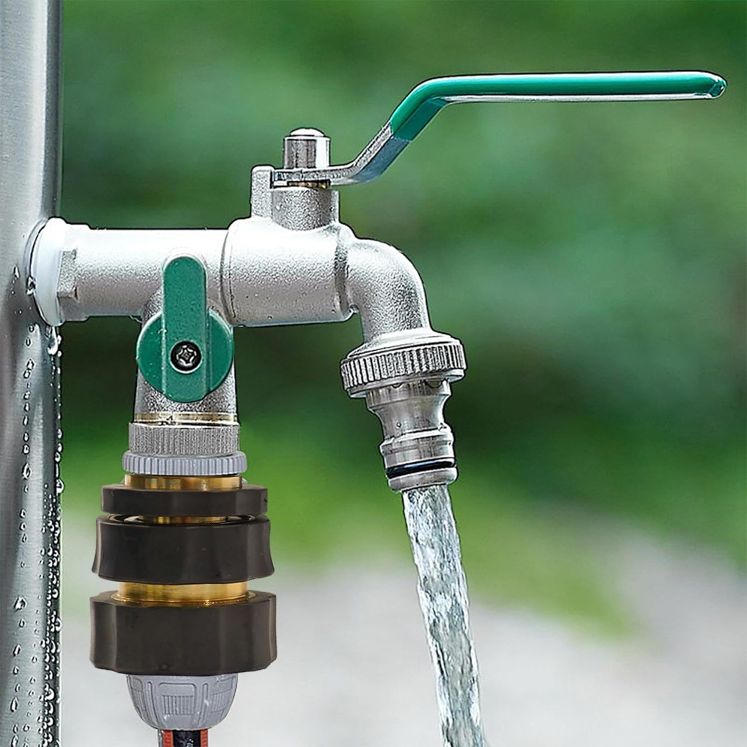 Garden Hose Quick Connector, 3/4 Inch Male and Female Garden Hose Fitting Quick Connector, 3 Female + 6 Male โ image 4