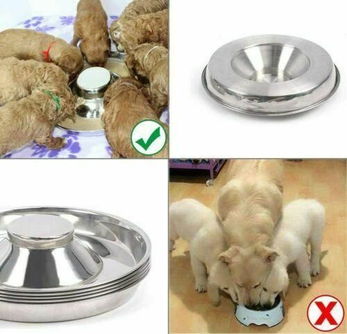 Stainless Steel Pet Bowl Slow Feeder Dish Puppy Dog Cat Food Feeding Weaning Bowl - S โ image 6