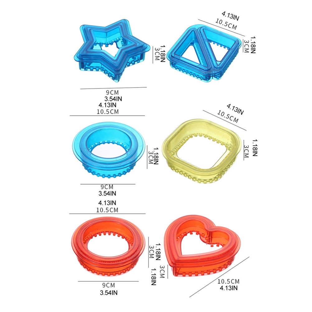 Square Sandwich Cutter Sealer Bread Decruster Pancake Maker DIY Cutters Bento Box Sandwich Decruster Press Mold for Kids — image 2