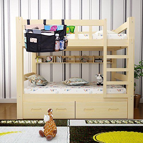 Bedside Storage Organizer, 8 Pockets Hanging Storage Bag Organizer Holder,Bedside for Dorm Rooms & Hospital Bed Rails — image 3