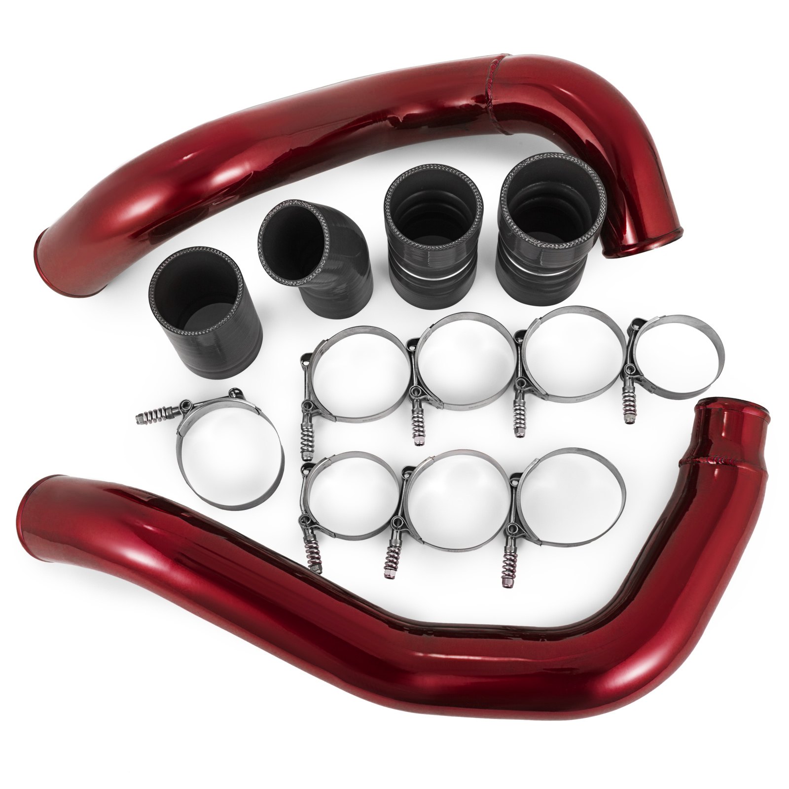 Fit Ford 03-07 6.0L V8 Powerstroke Diesel Turbo Intercooler Pipe and Boot Kit — image 4