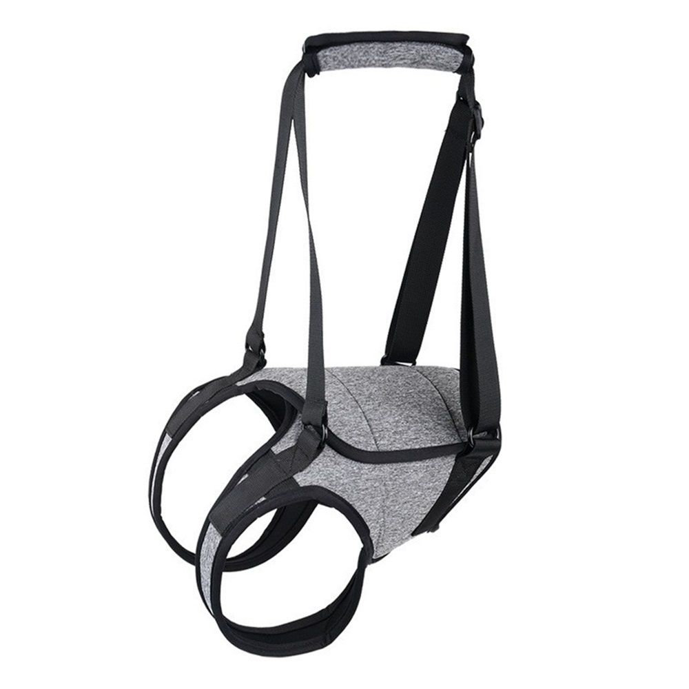 Dog Sling for Large Dogs Hind Leg Support to Help Rehabilitate The Hind Limbs of Elderly Dogs with Weak Hind Legs Disabilities and Injuries (L,Grey) — image 3