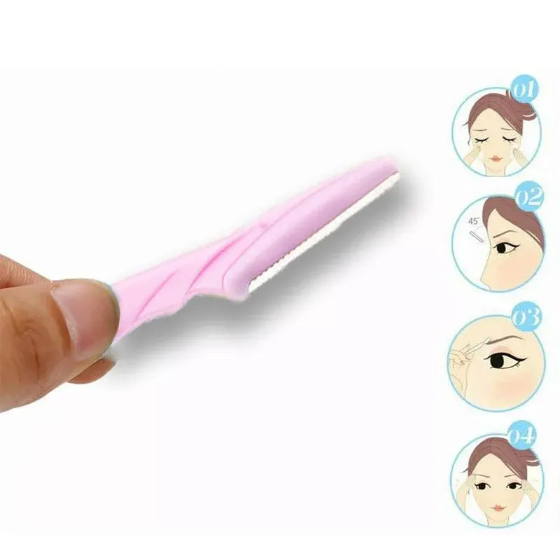 Eyebrow Razor Trimmer Shaver Facial Blade Shave Shaper Hair Remover Women Eye - 3 PCS โ image 5