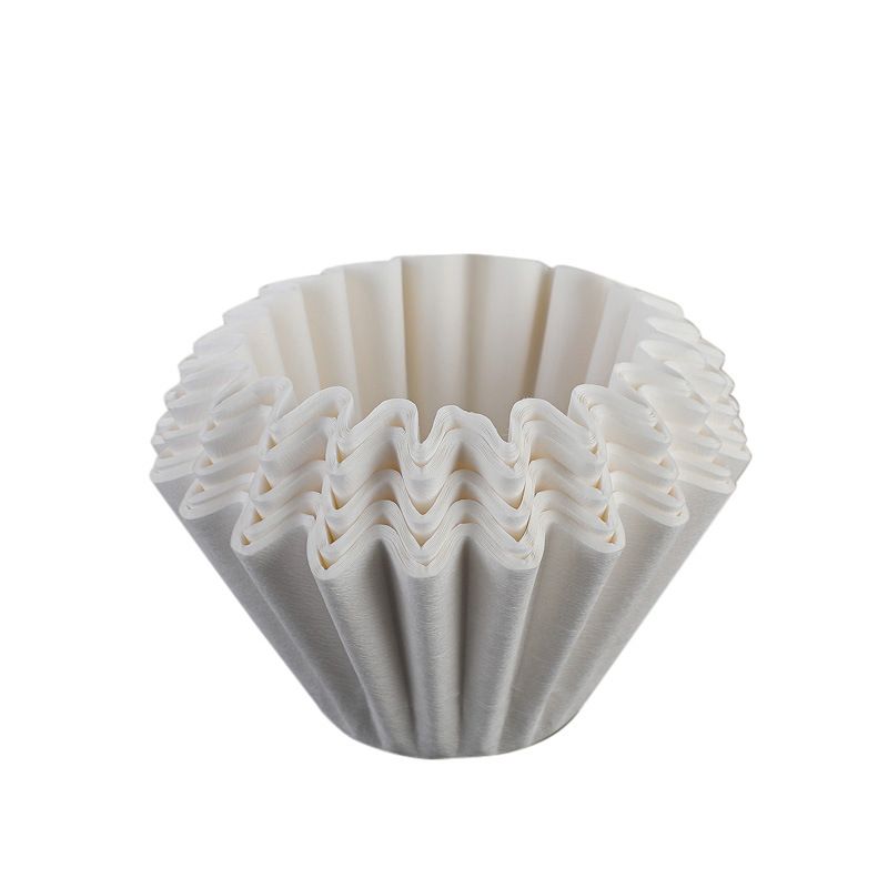 2pc White Disposable Cup Coffee filter paper drip type hand brewed coffee filter paper cake bowl cup โ image 2