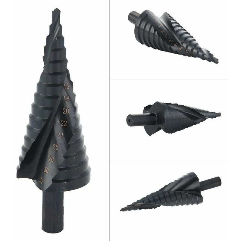 HSS Step Drill Conical Metal Drill Bit 4-32mm for Screwdriver on Steel Wood Plastic — image 2