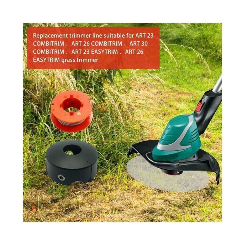 Bosch Art 23 26 30 Easytrim & Combitrim Wire Spool, 8M x 1.6mm, F016800175 (3 Spools + 1 Cover) โ image 5