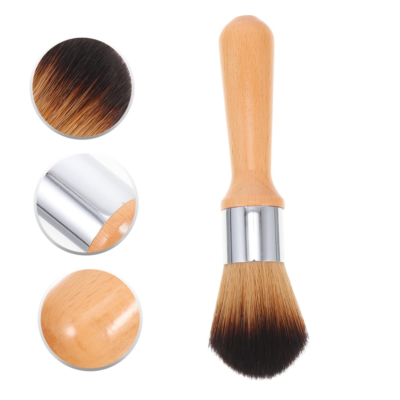 Soft Bristle Dusting Brush, Collectables Dusting Brush Wood Carving Cleaning Brush Statue Horse Hair Bench Brush Aging — image 2