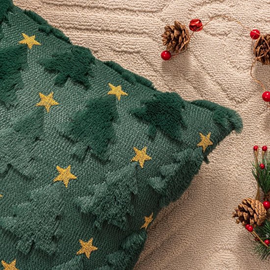 Christmas Pillowcase Set - Set of 2 - Winter Christmas Themed Cushion Covers - Christmas Decorations - Soft Christmas Cushions, Christmas Covers - 45 x 45 cm โ image 3