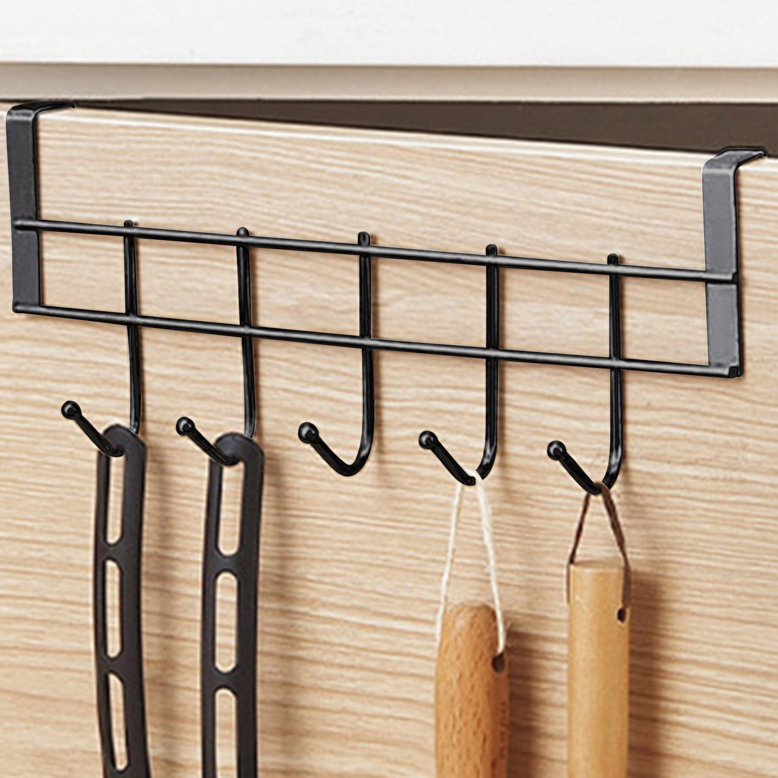 Over The Door Hooks, Door Hanger Hooks For Hanging, Over The Door Towel Racks With 5 Coat Hook, Over The Door Towel Rack For Kitchen, 5 cm โ image 4