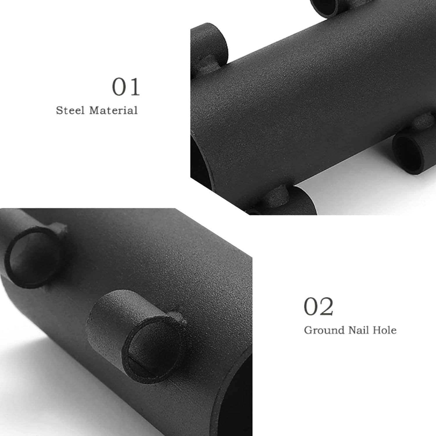 Tent Holder Camping Tent Pole Holder, Portable Tent Holder Tube Outdoor Reinforced Windproof Shade, Tarp Pole Holder for Camping — image 4