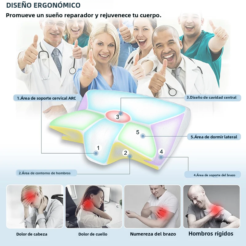 Ergonomic Contour 2-in-1 Neck Pain Orthopedic Pillow — image 3