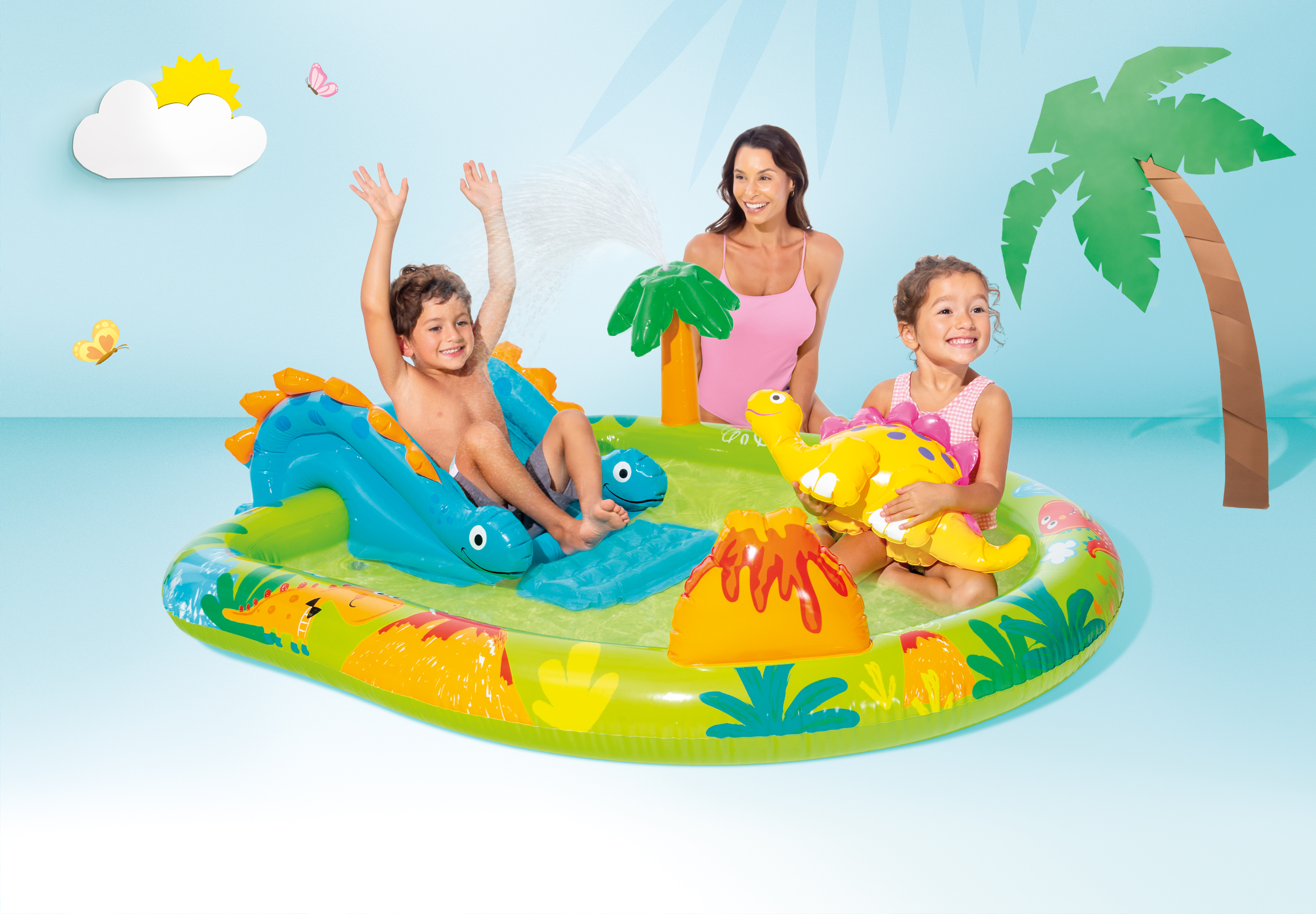 Intex Little Dino Inflatable Play Centre 57166 โ image 5