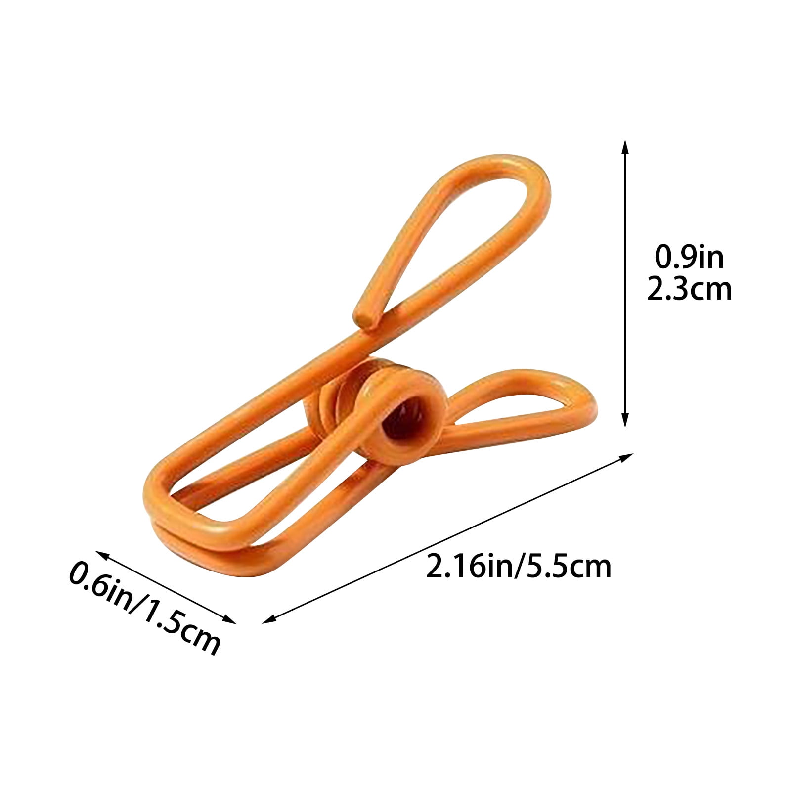 Colored Clips ! 20 Colorful Storage Hook Clips, 20 Pack Assorted Chip Bag Clips Utility Pvc 2 Inch Coated Colorful Sealer for Sealing Food Paper Holder Clip β image 3
