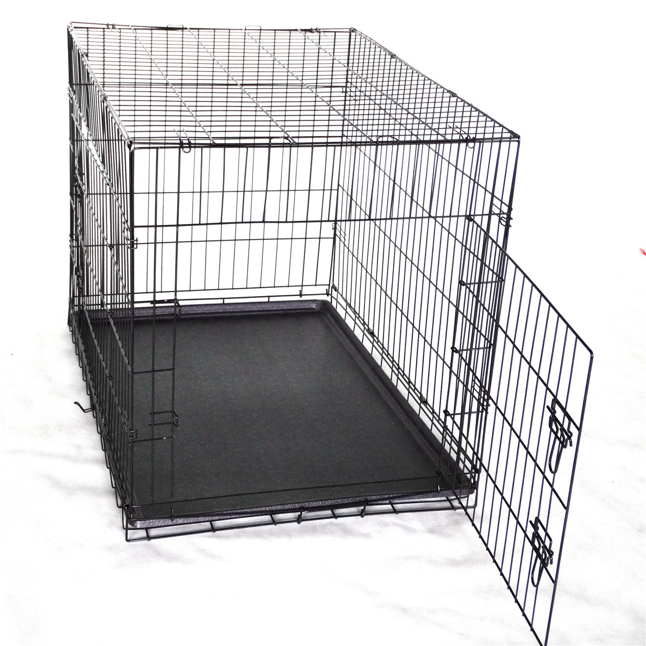 YES4PETS 36' Collapsible Metal Dog Cat Crate Cage Cat Carrier With Divider โ image 3