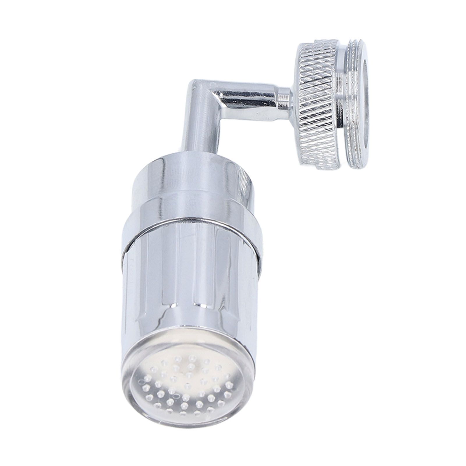Water Faucet Fashion LED Tricolor Temperature Control Faucet for Bathroom Kitchen 3/4in External Teeth — image 5