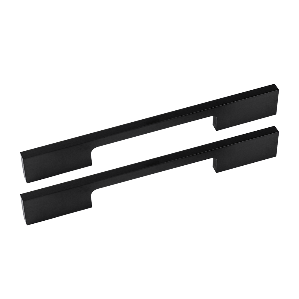 5 x 128mm Kitchen Handle Cabinet Cupboard Door Drawer Handles square Black furniture pulls โ image 5