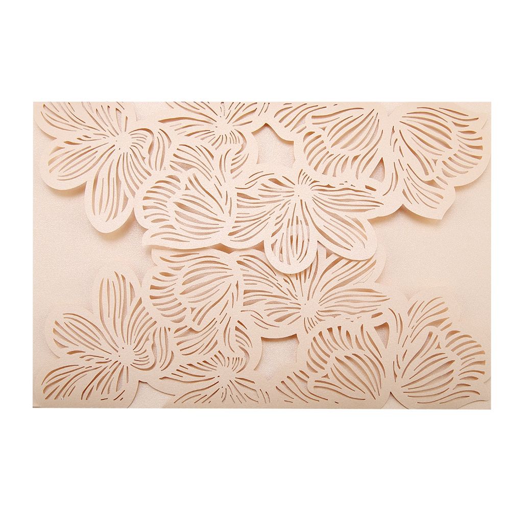 10Pcs European Style Wedding Invitations Cards Carving Birthday Party Invitations Envelopes #10 — image 5