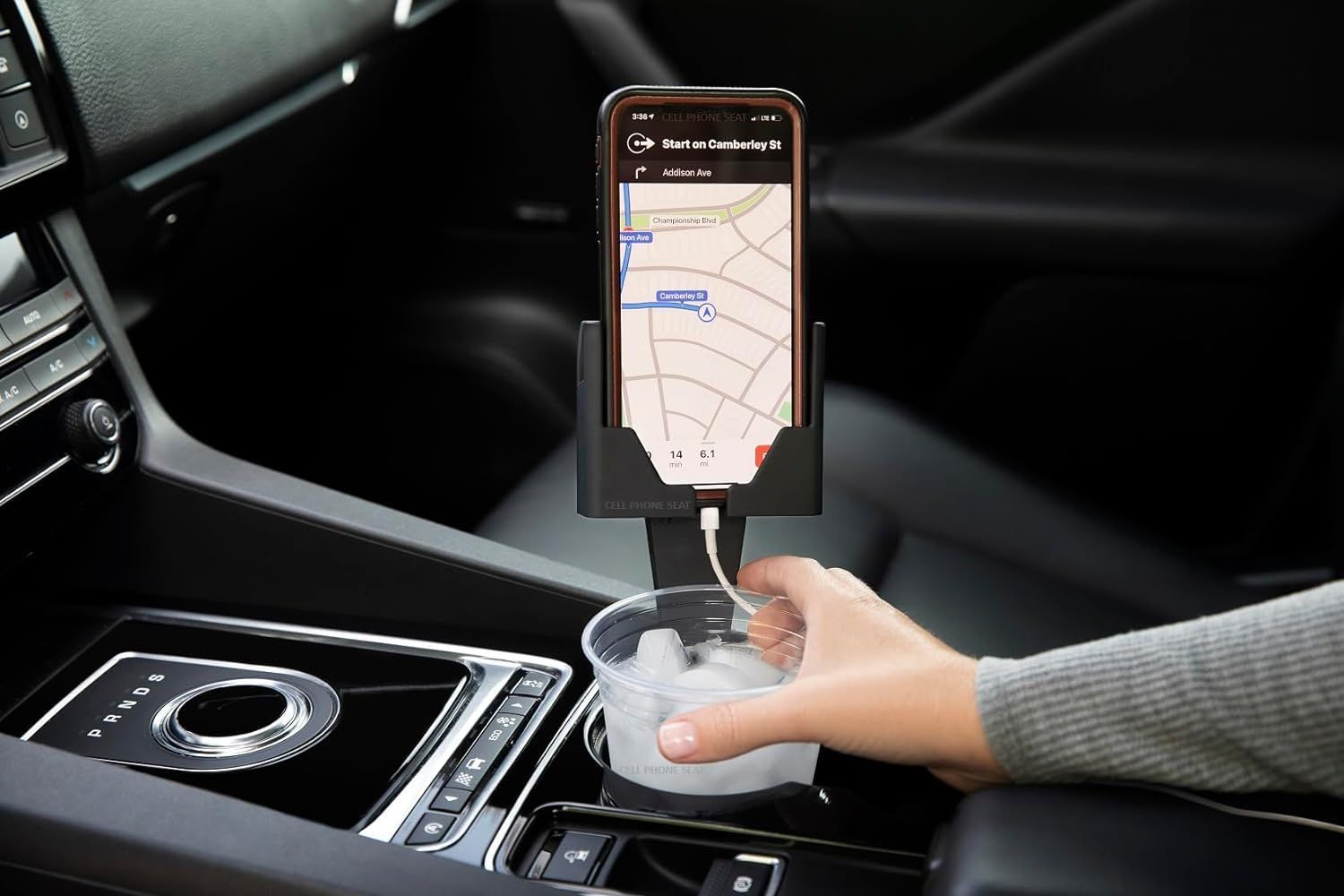 CELL PHONE SEAT - Cup Holder Phone Holders for Your Car and Truck, Cell Phone Car Mount, Smartphone, Android, Cases โ image 2