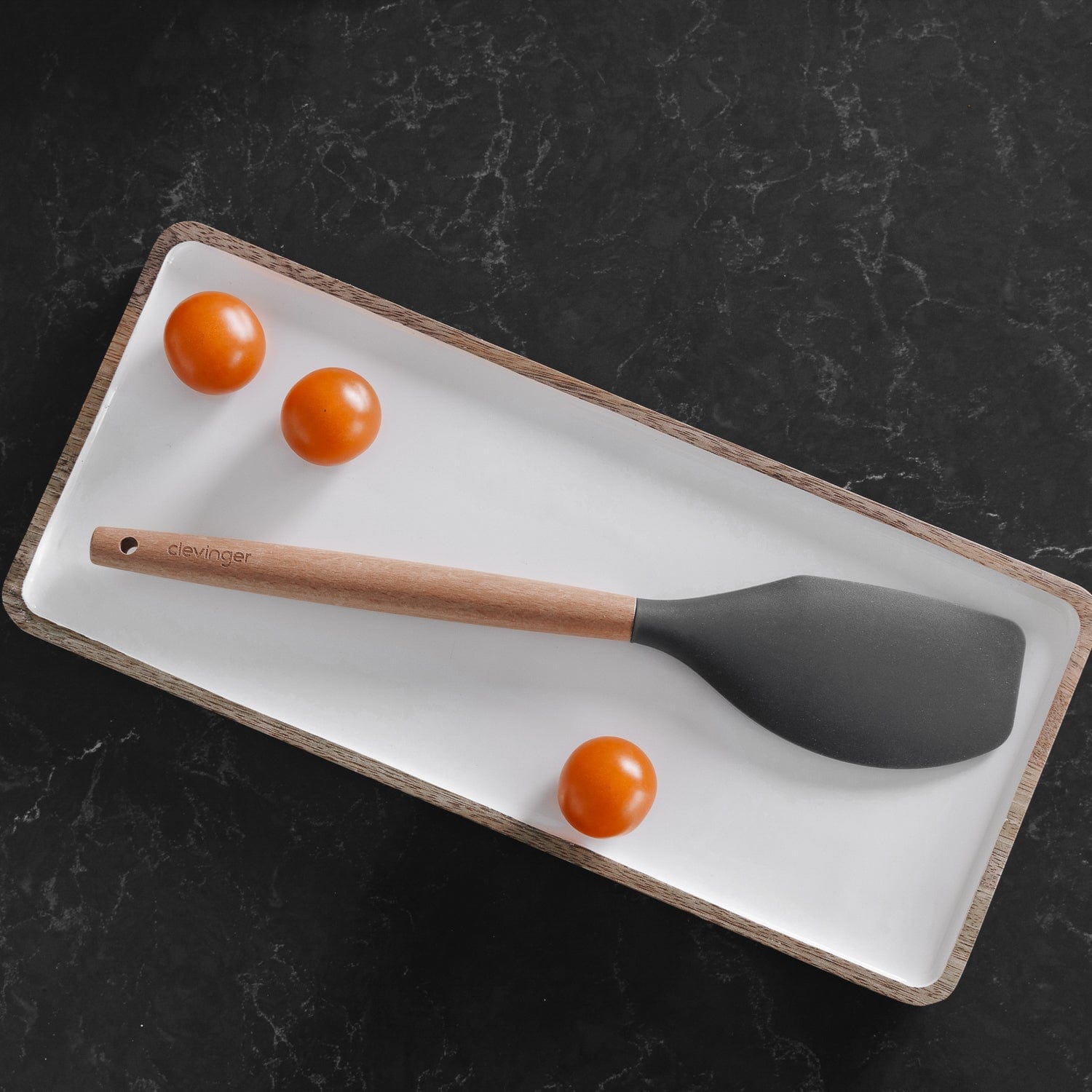 Beechwood & silicone spatula charcoal — image 4