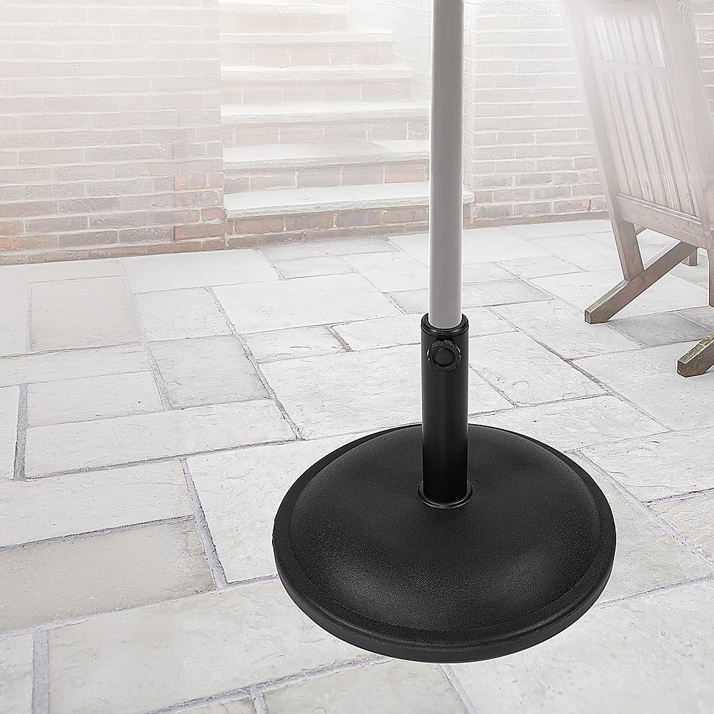 20kg Patio Sun Umbrella Base Durable Parasol Garden Stand Cement Round โ image 2