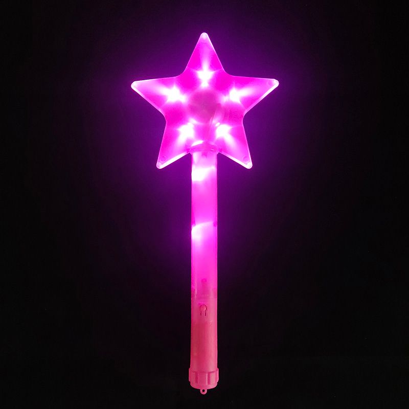 5 Pcs Star Fairy Wand Glow Stick Party Nativity Toy Toys DIY Fairy Wand Fairy Princess Wand Star Fairy Stick Light Glow Sticks โ image 3