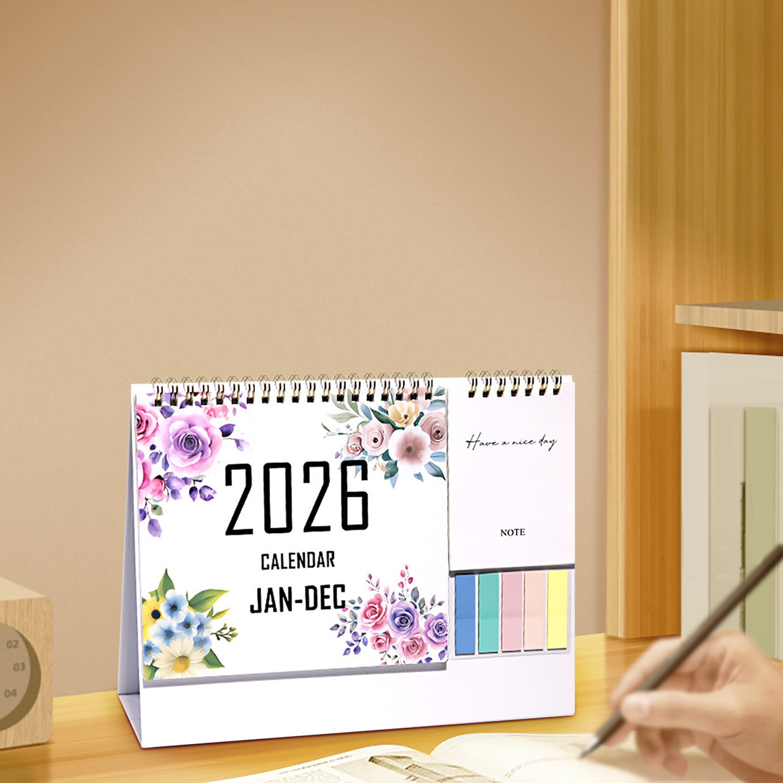 2026 Desk Calendar - 8x10 inch Desk Calendar 2026-2027, 12 Months Desk Calendar Runs From January 2026 To December 2026, Exquisite Desk Calendar 2026 D — image 6